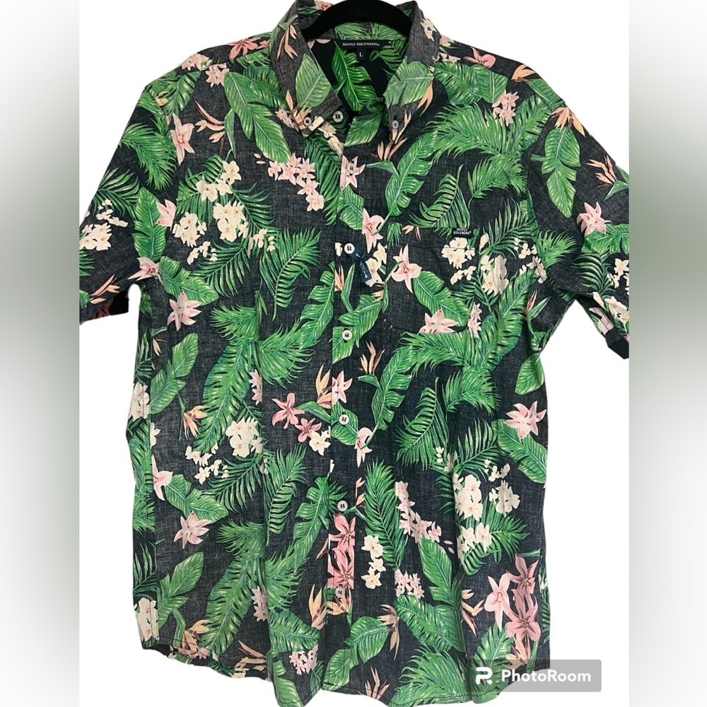 Simply Southern Hawaiian button up 🌺🌴
